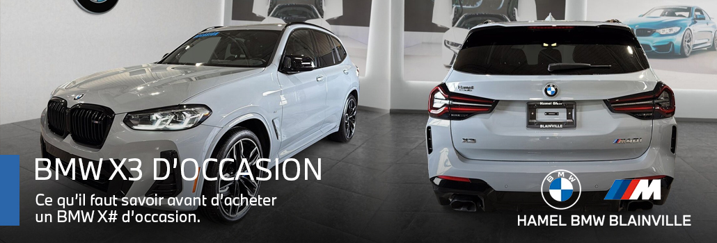 BMW X3 d’occasion : ce qu’il faut savoir avant d’acheter