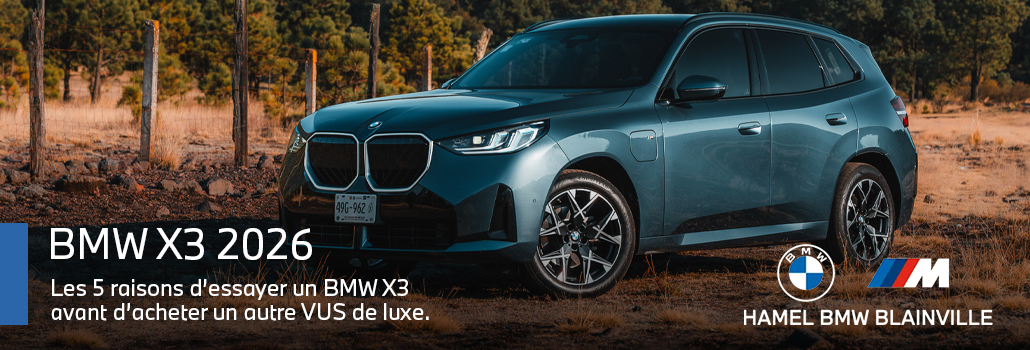 Les 5 raisons d’essayer un BMW X3 avant d’acheter un autre VUS de luxe